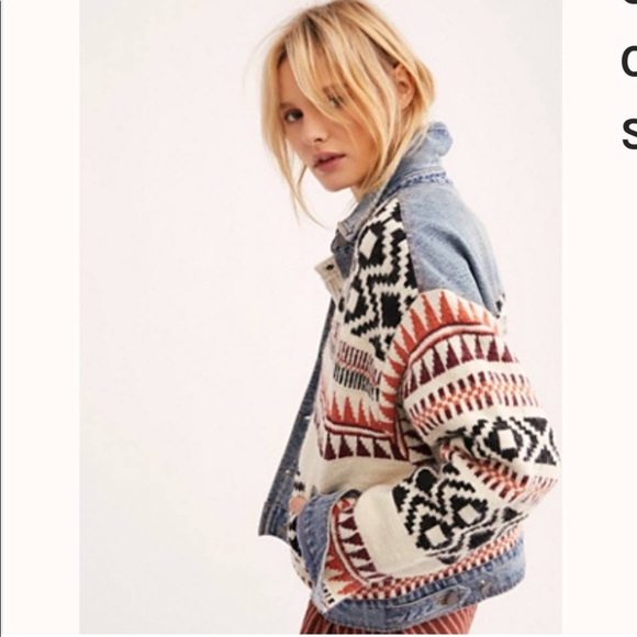 free people lakeside denim jacket